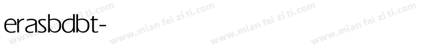 eras bd bt字体转换